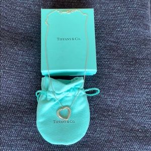 Tiffany Silver Heart Necklace